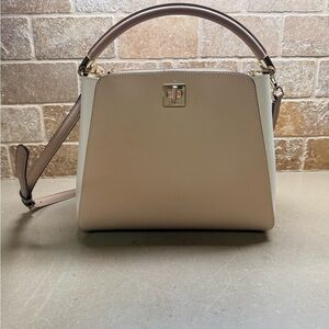 Kate Spade Cream and Tan Satchel